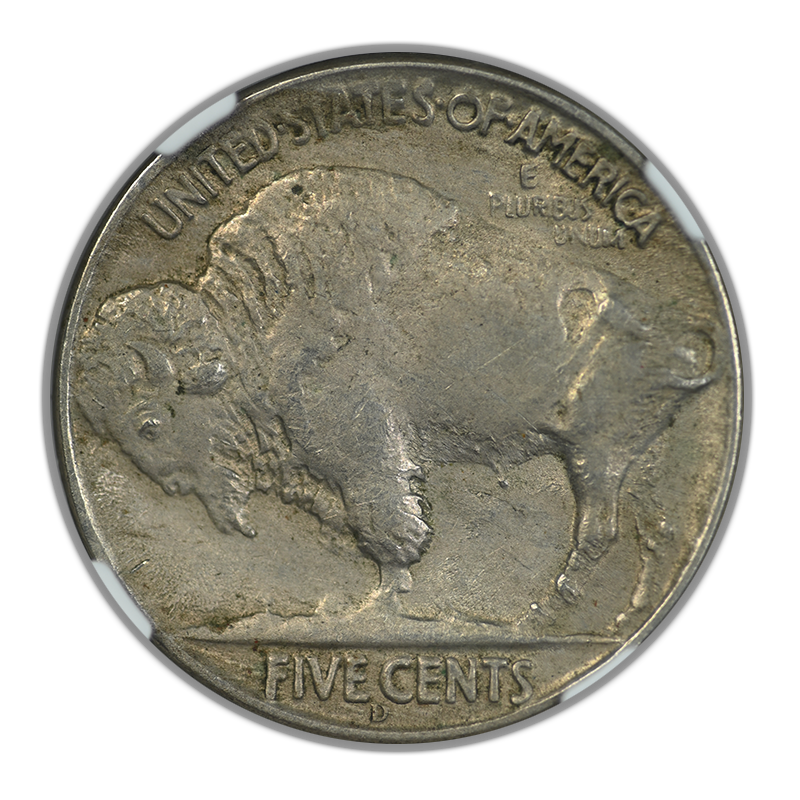 1937-D Buffalo Nickel 5C NGC AU55 - 3 Legs