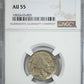 1937-D Buffalo Nickel 5C NGC AU55 - 3 Legs