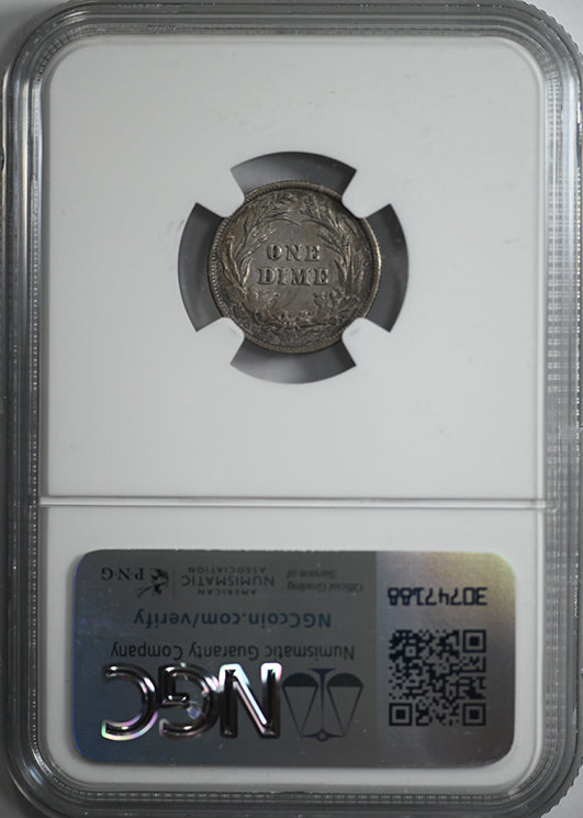 1895 Barber Dime 10C NGC XF40