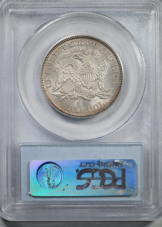1874 Liberty Seated Half Dollar 50C PCGS MS63 CAC - Arrows