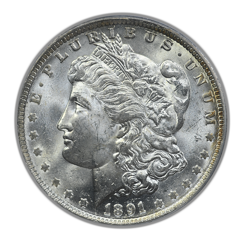 1891-O Morgan Dollar $1 PCGS MS64 Obverse