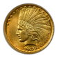 1907 Indian Head Gold Eagle $10 NGC Fatty MS62 - No Motto