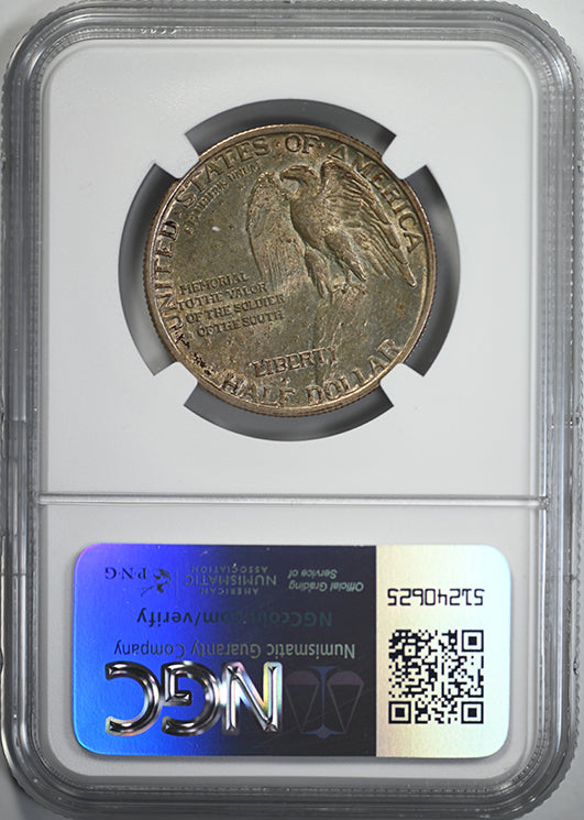 1925 Double Die Obverse Stone Mountain Classic Commemorative Half Dollar 50C NGC MS62 FS-101 DDO