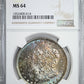 1883-O Morgan Dollar $1 NGC MS64 - TONED!