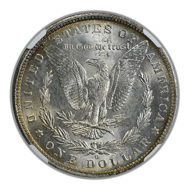 1883-O Morgan Dollar $1 NGC MS64 - TONED!