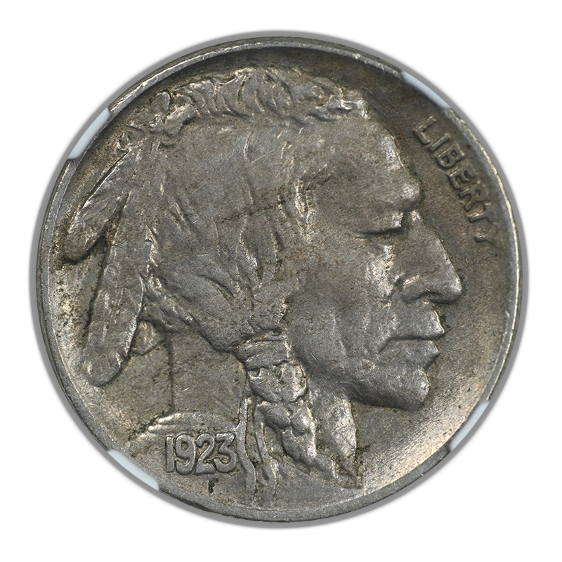 1923-S Buffalo Nickel 5C NGC AU50