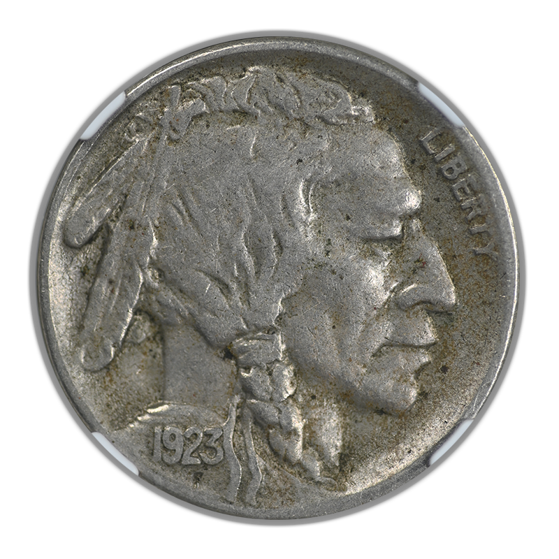 1923-S Buffalo Nickel 5C NGC VF35