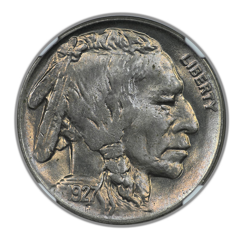 1927 Buffalo Nickel 5C NGC MS65