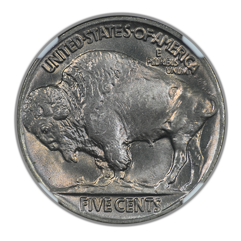 1927 Buffalo Nickel 5C NGC MS65