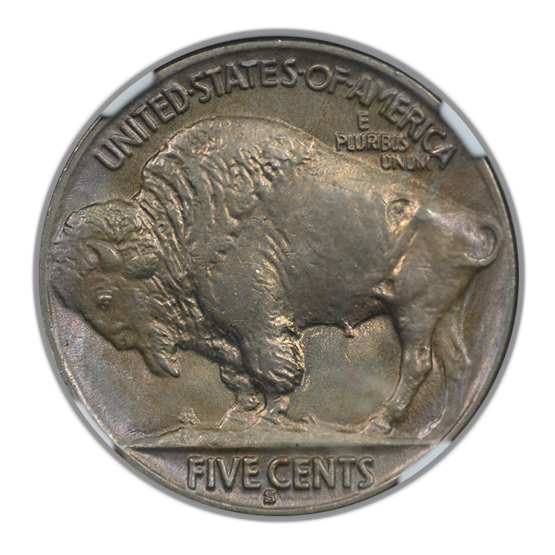 1930-S Buffalo Nickel 5C NGC MS65