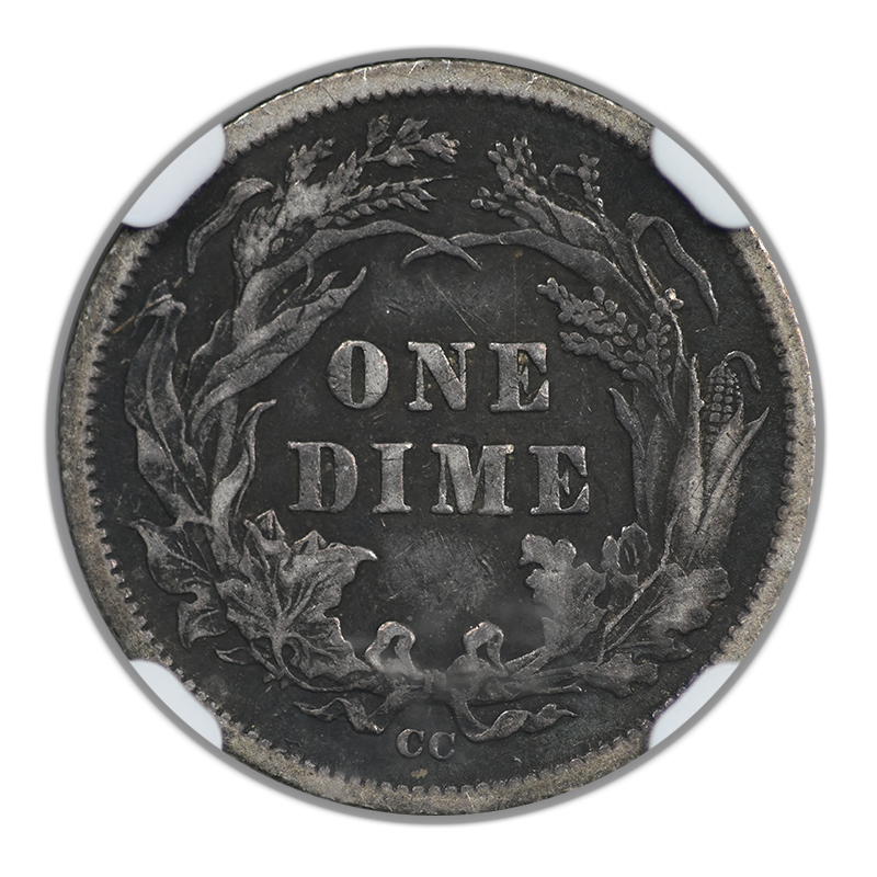 1877-CC Liberty Seated Dime 10C NGC XF40