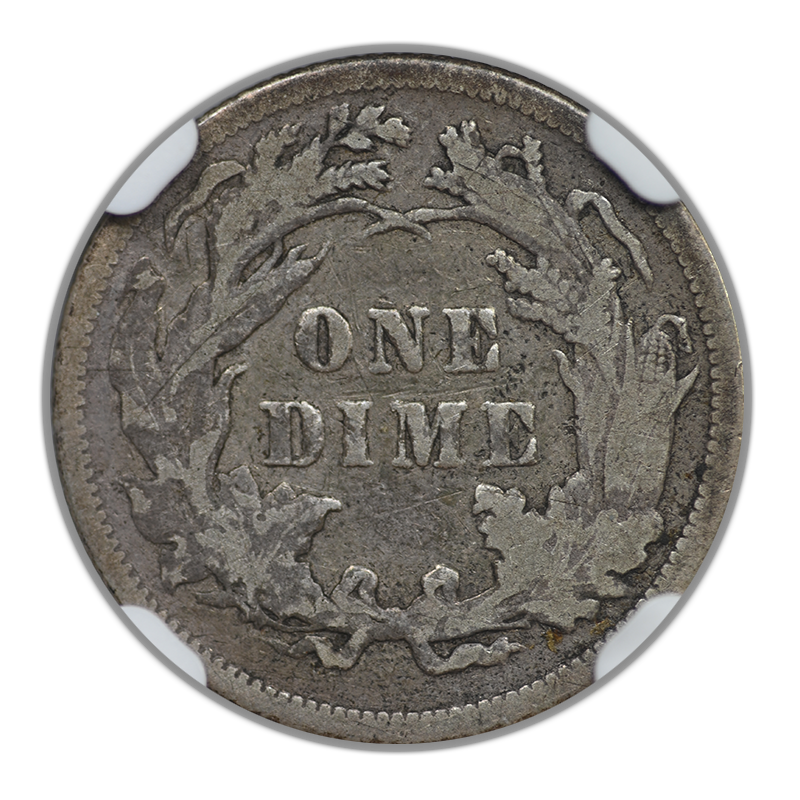 1880 Liberty Seated Dime 10C NGC VF25