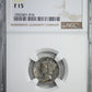 1921-D Mercury Dime 10C NGC F15