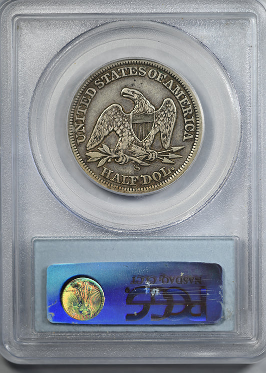 1864-S Liberty Seated Half Dollar 50C PCGS XF40