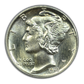1943-D Mercury Dime 10C PCGS MS66FB CAC - Full Bands