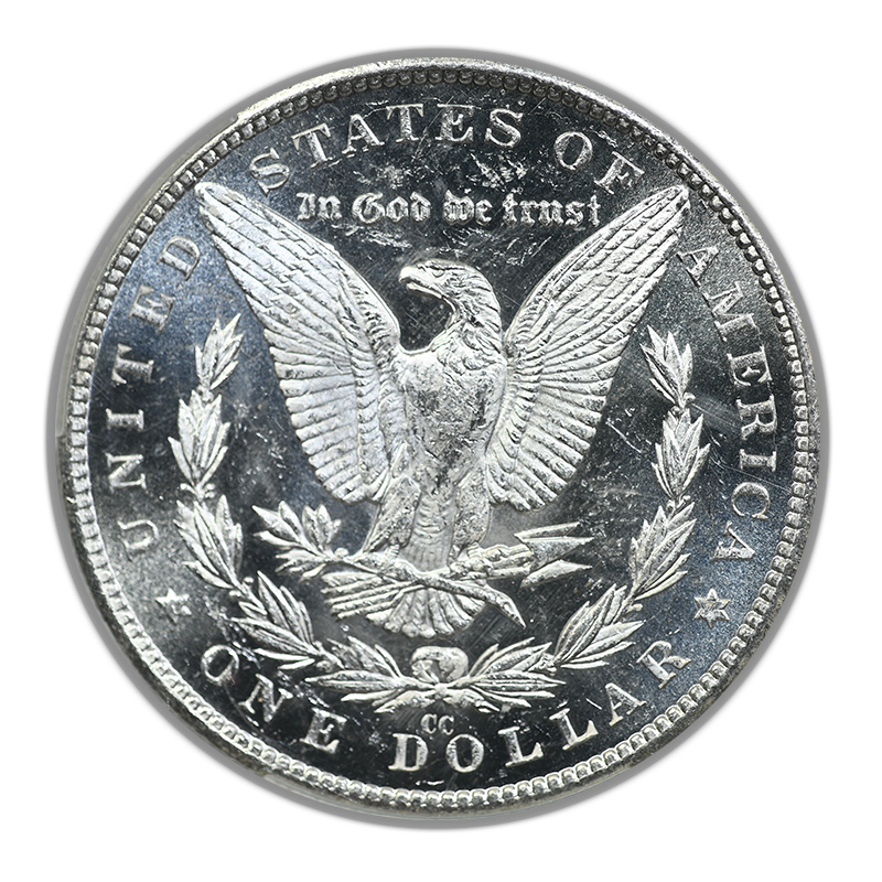 1882-CC Morgan Dollar $1 CAC MS64DMPL - Deep Mirror Prooflike