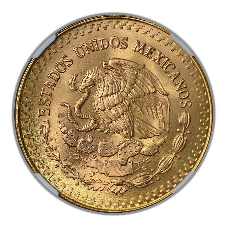 1981 Mo Mexico Gold 1 Onza NGC MS66