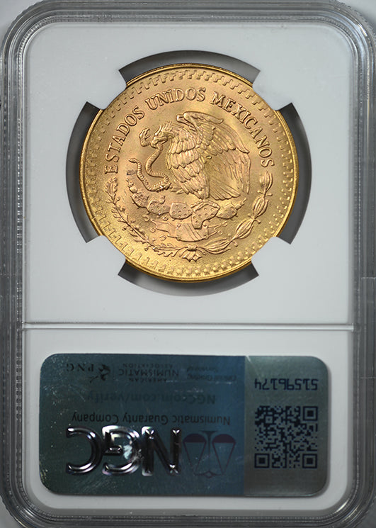 1981 Mo Mexico Gold 1 Onza NGC MS66