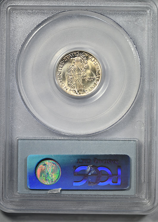 1942-S Mercury Dime 10C PCGS MS65FB - Full Bands