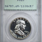 1962 Proof Franklin Half Dollar 50C PCGS Rattler PR65