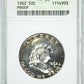1962 Proof Franklin Half Dollar 50C ANACS Soapbox PF65 - TONED!