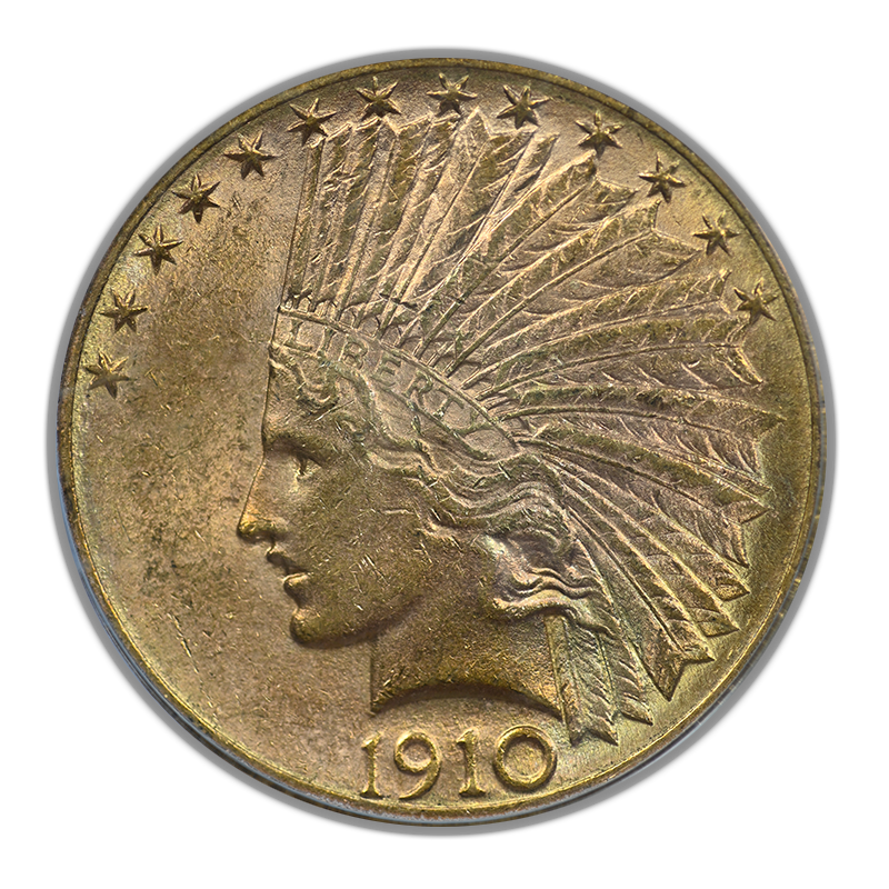 1910-D Indian Head Gold Eagle $10 PCGS MS62