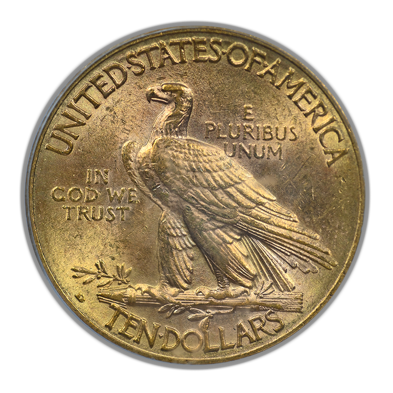 1910-D Indian Head Gold Eagle $10 PCGS MS62