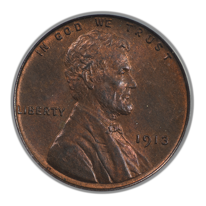 1913 Lincoln Wheat Cent 1C PCGS MS64RB CAC