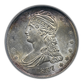 1837 Reeded Edge Capped Bust Half Dollar 50C PCGS MS61 CAC - TONED! Obverse