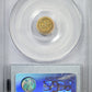 1871 Round California Fractional Gold Liberty Head 1/2 Dollar G50C PCGS MS62 BG-1011