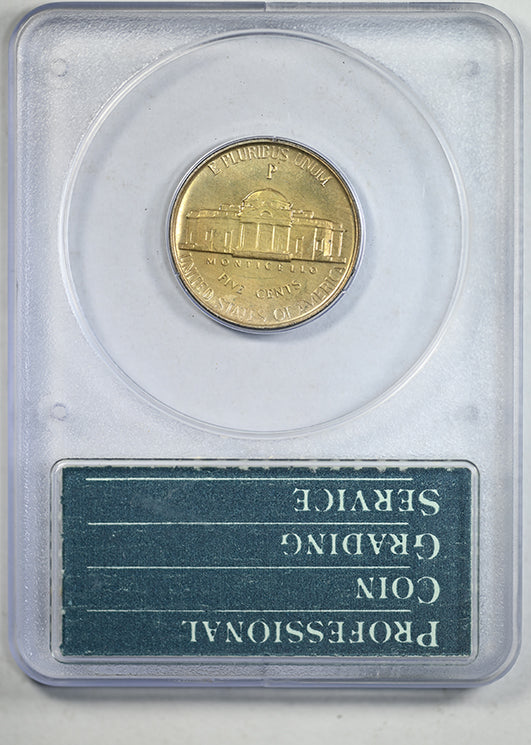 1942-P Proof Jefferson War Nickel 5C PCGS Rattler PR65 CAC - TONED!