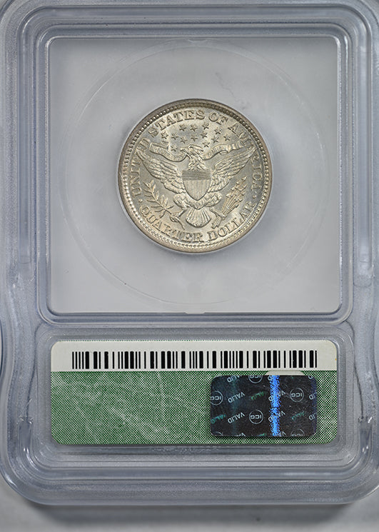 1892 Barber Quarter 25C ICG MS61