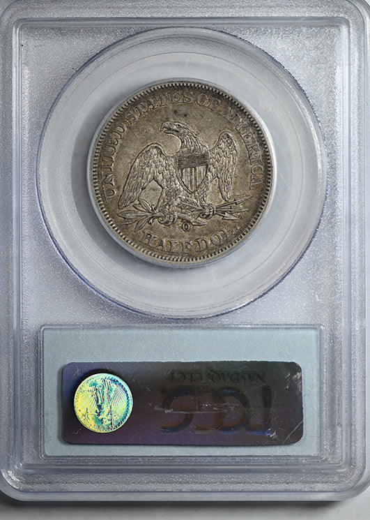 1855-O Liberty Seated Half Dollar 50C PCGS XF45 CAC - Arrows