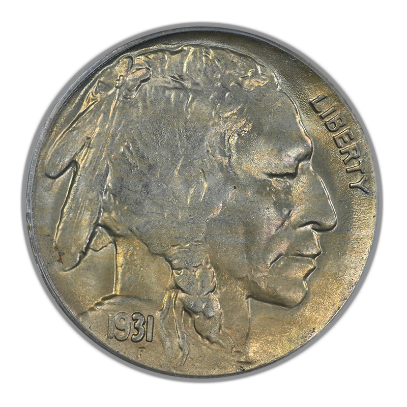 1931-S Buffalo Nickel 5C PCGS MS65