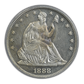 1888 Proof Liberty Seated Half Dollar 50C PCGS PR62
