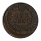 1897 Indian Head Cent 1C ANACS Soapbox EF40 - Mint Error Off-Center Reverse