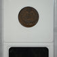 1897 Indian Head Cent 1C ANACS Soapbox EF40 - Mint Error Off-Center Reverse Slab