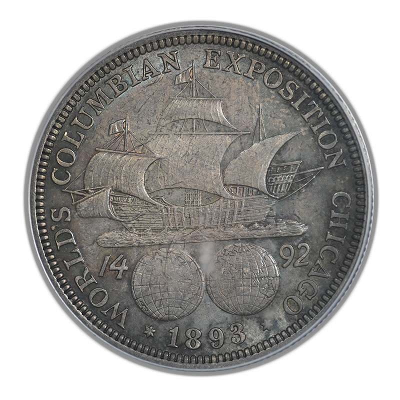 1893 Columbian Exposition Classic Commemorative Half Dollar 50C PCGS MS63