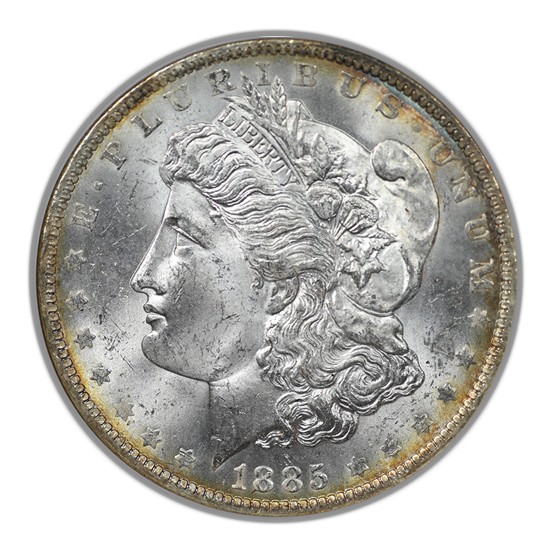 1885-O Morgan Dollar $1 NGC Fatty MS63 - White Label