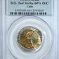 2008-So Chile 500P Pesos PCGS MS66 Mint Error D/S 2nd Strike 60% O/C