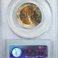 2008-So Chile 500P Pesos PCGS MS66 Mint Error D/S 2nd Strike 60% O/C