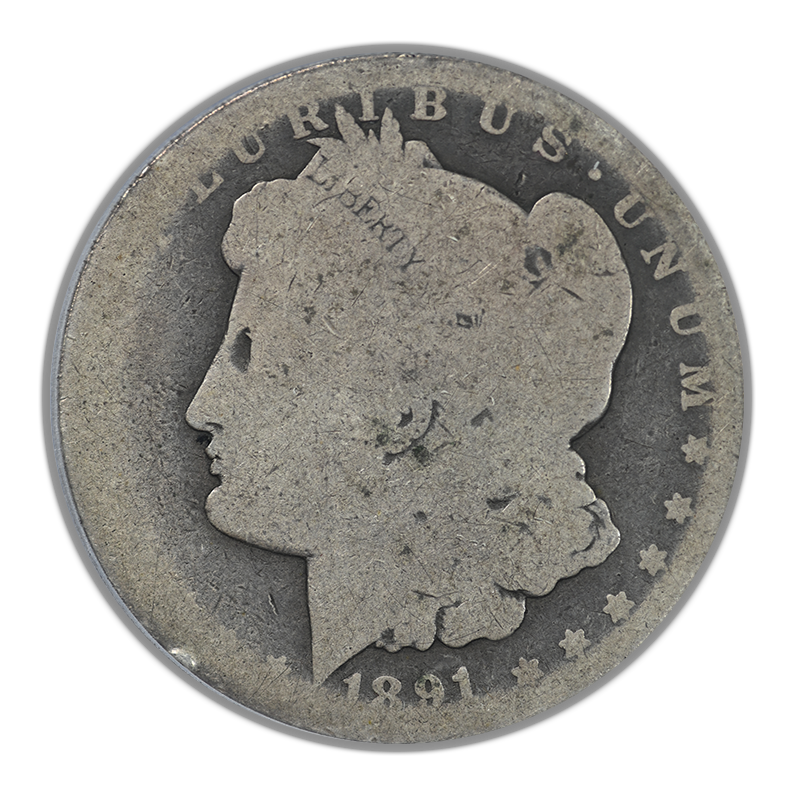 1891-CC Morgan Dollar $1 PCGS FR02 CAC - Lowball