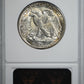 1945-D Walking Liberty Half Dollar 50C ANACS MS64 - TONED! Reverse Slab