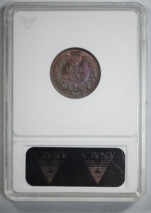 1909 Indian Head Cent 1C ANACS Soapbox MS64RB