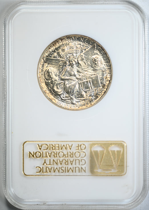 1934 Texas Classic Commemorative Half Dollar 50C NGC Fatty Holder MS63 Gold CAC Reverse Slab
