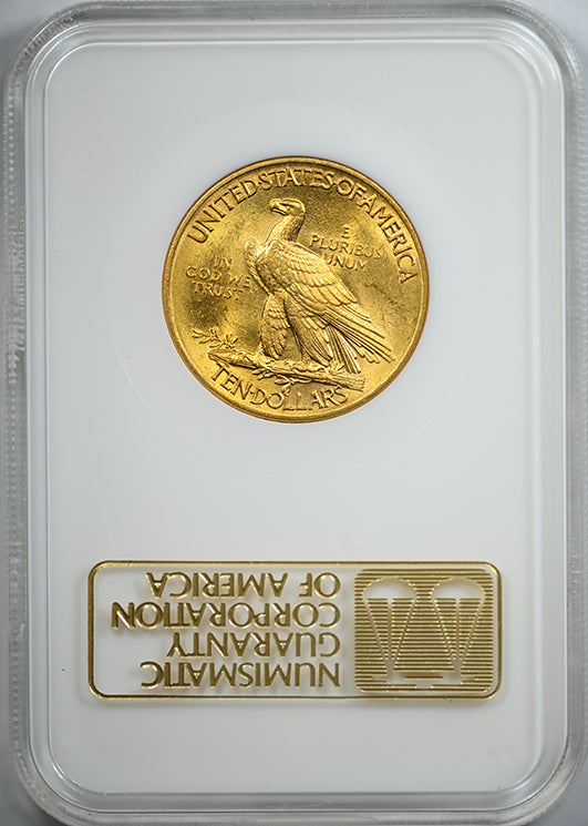 1914 Indian Head Gold Eagle $10 NGC Fatty MS61