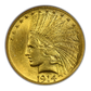 1914 Indian Head Gold Eagle $10 NGC Fatty MS61