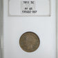 1911 Proof Liberty V-Nickel 5C NGC Fatty PF65