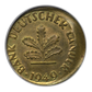 1949-J Germany 5PF Pfennig ANACS Soapbox MS62 - Off-Center Misaligned Dies
