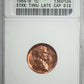 1964-D Lincoln Memorial Cent 1C ANACS Soapbox MS64RD - Mint Error Struck Thru Late Cap Die